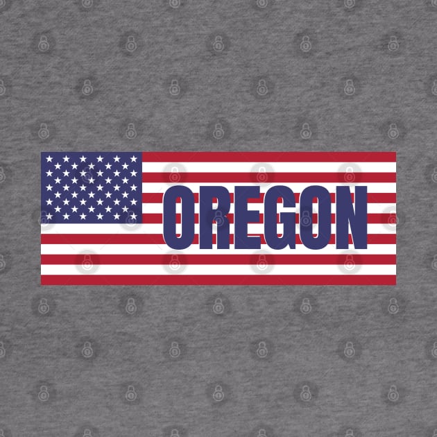 Oregon State in American Flag by aybe7elf